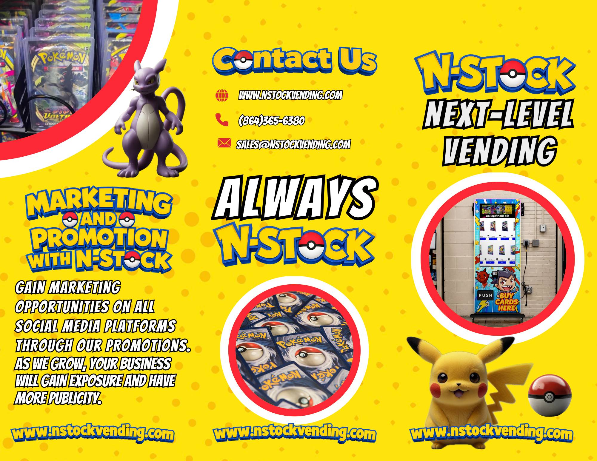 N-Stock Pokémon brochure page 1